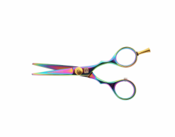 Professional Hairdressing Scissors, Japanese-Style Hair Cutting Scissors with Multi-Colour Accents, Presentation Case Included - Image 3