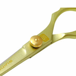Alternative view of Professional Hairdressing Scissors, Japanese J2 Steel Hair Cutting Scissors for Wet or Dry Hair, Gold, 5.5", Gold Presentation Case and Protective Cover Included