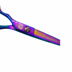 Alternative view of Todano Professional Left-Handed Hairdressing Scissors, Handmade Premium Hair Cutting Scissors, Ultra-Sharp, 5.5", Choice of Faux Leather Premium or Standard Packaging, Oil Bottle and Cleaning Cloth Included