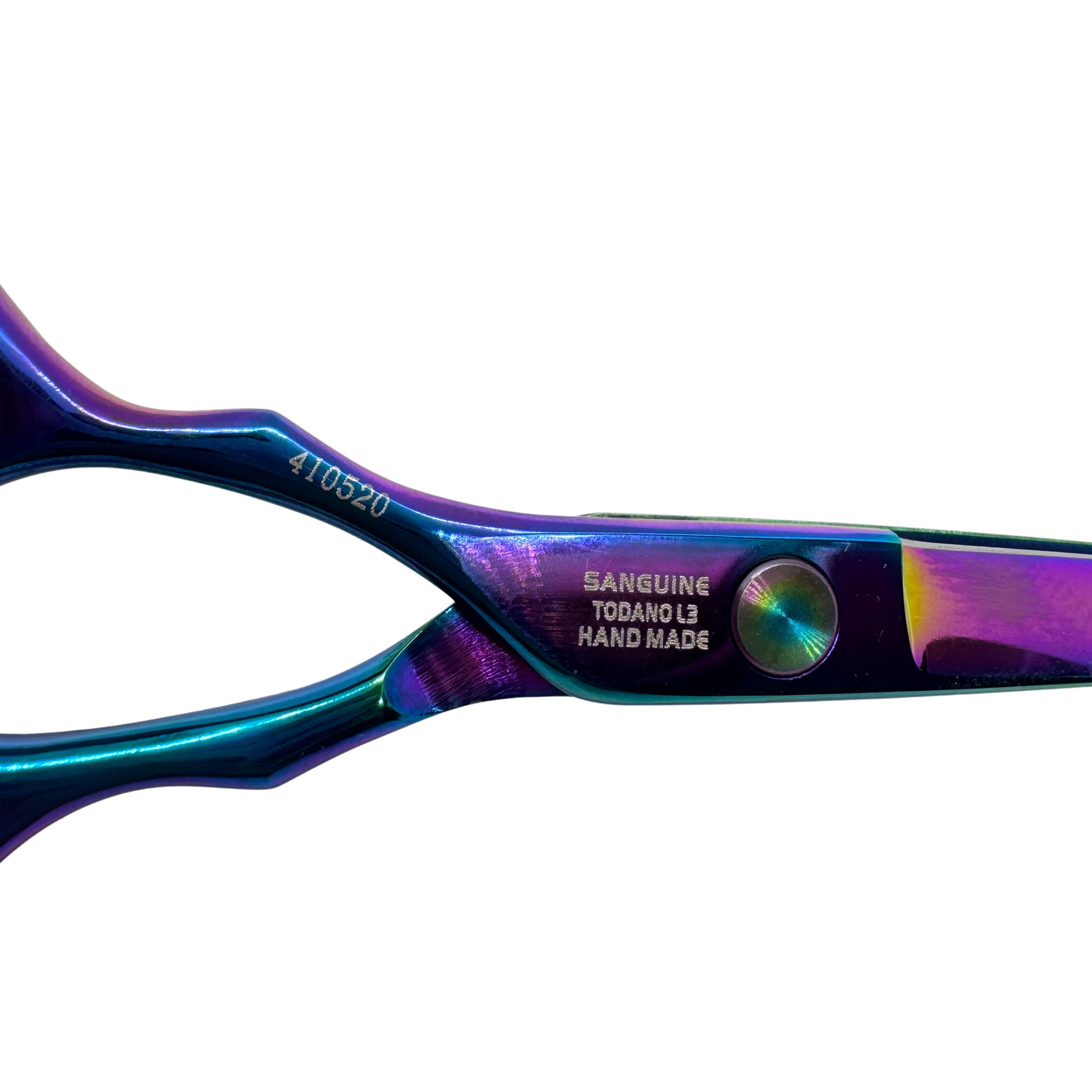 Todano Professional Left-Handed Hairdressing Scissors, Handmade Premium Hair Cutting Scissors, Ultra-Sharp, 5.5", Choice of Faux Leather Premium or Standard Packaging, Oil Bottle and Cleaning Cloth Included - Image 3
