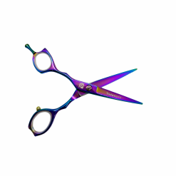 Todano Professional Left-Handed Hairdressing Scissors, Handmade Premium Hair Cutting Scissors, Ultra-Sharp, 5.5", Choice of Faux Leather Premium or Standard Packaging, Oil Bottle and Cleaning Cloth Included - Image 6