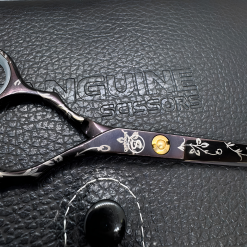 Alternative view of Todano FB Professional Right-Handed Hairdressing Scissors, Handmade Premium Hair Cutting Scissors, Ultra-Sharp, 5.5", Choice of Faux Leather Premium or Standard Packaging, Oil Bottle and Cleaning Cloth Included