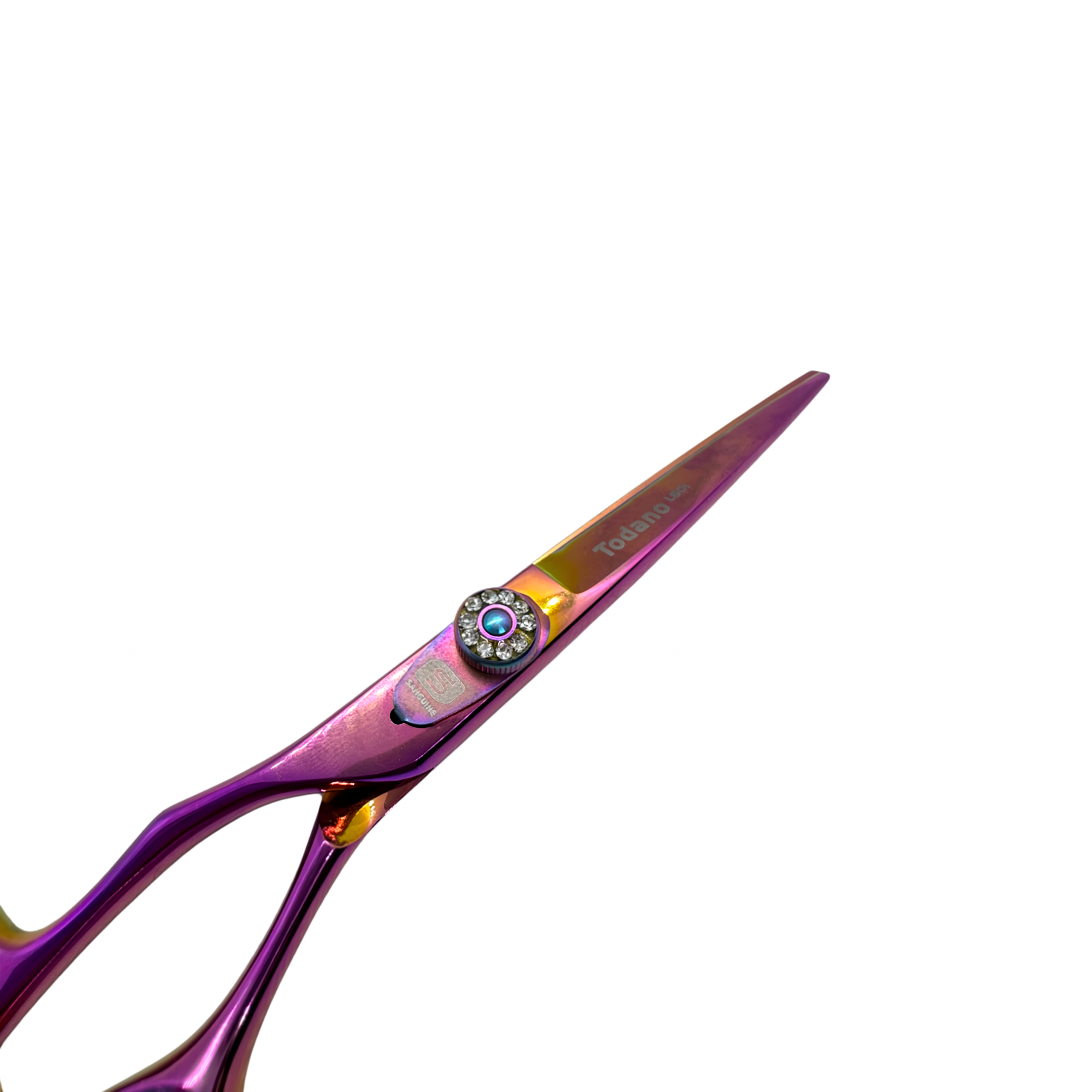 Todano L60I Professional Left-Handed Offset Hairdressing Scissors, Handmade Premium Hair Cutting Scissors, Ultra-Sharp, 6.0", Choice of Faux Leather Premium or Standard Packaging, Oil Bottle and Cleaning Cloth Included - Image 5