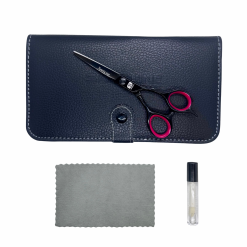 Xperia C20 Professional Right-Handed Hairdressing Scissors, Premium Ultra-Sharp Hair Cutting Scissors, 5.5", Choice of Faux Leather Premium or Standard Packaging, Oil Bottle and Cleaning Cloth Included