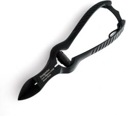 Nail Cutters for Thick Nails, Heavy-Duty Stainless Steel Nail Clippers for All Types of Hard Nails, Toe Nail Cutter (Black)
