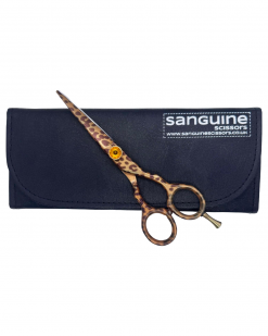 Leopard Professional Right-Handed Hairdressing Scissors, Easy-Adjust Screw, 5.5 Inches