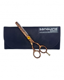 Leopard Professional Right-Handed Thinning & Texturising Scissors, Easy-Adjust Screw, 5.5 Inches