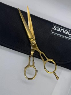 Alternative view of J3 Professional Right-Handed Hairdressing Scissors, Easy-Adjust Screw, Silver or Gold, 5.5 Inches