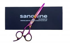 Todano L55I Professional Left-Handed Offset Hairdressing Scissors, Handmade with Easy-Adjust Screw, 5.5 Inches