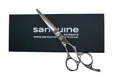 Todano D12I Professional Right-Handed Offset Hairdressing Scissors, Handmade Engraved Design, 6 Inches