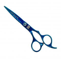 400D Professional Right-Handed Offset Hairdressing Scissors, Japanese Stainless Steel, Easy-Adjust Screw, 6 Inches