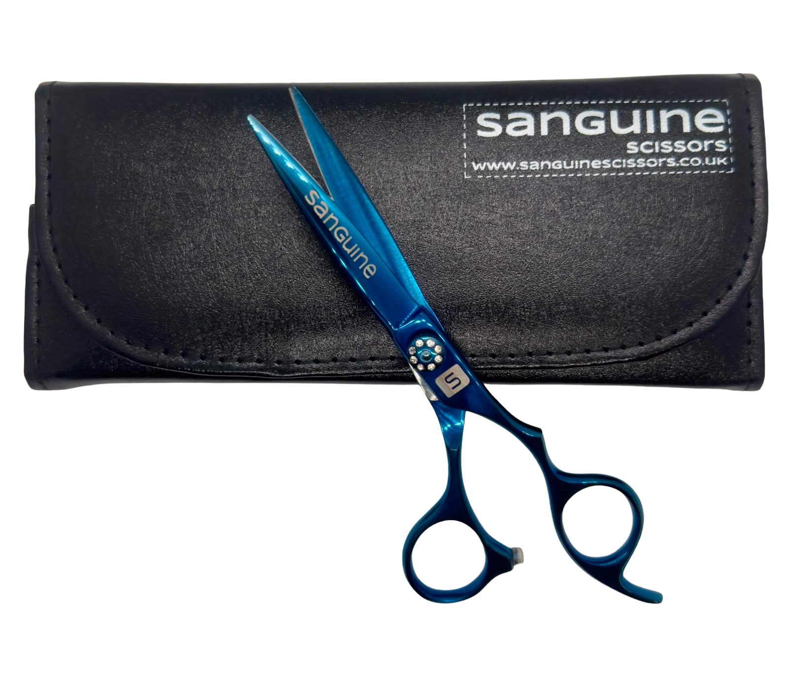 400D Professional Right-Handed Offset Hairdressing Scissors, Japanese Stainless Steel, Easy-Adjust Screw, 6 Inches - Image 2