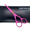 Sand Pink Professional Right-Handed Hairdressing Scissors, Japanese Stainless Steel, Easy-Adjust Screw, 5 Inches