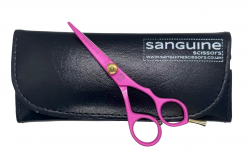 Sand Pink Professional Right-Handed Hairdressing Scissors, Japanese Stainless Steel, Easy-Adjust Screw, 5 Inches