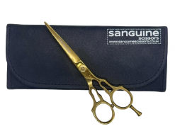 J3 Professional Right-Handed Hairdressing Scissors, Easy-Adjust Screw, Silver or Gold, 5.5 Inches
