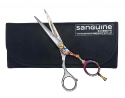 Alternative view of Star Graphics Professional Right-Handed Hairdressing Scissors, Easy-Adjust Screw, 5.5 Inches