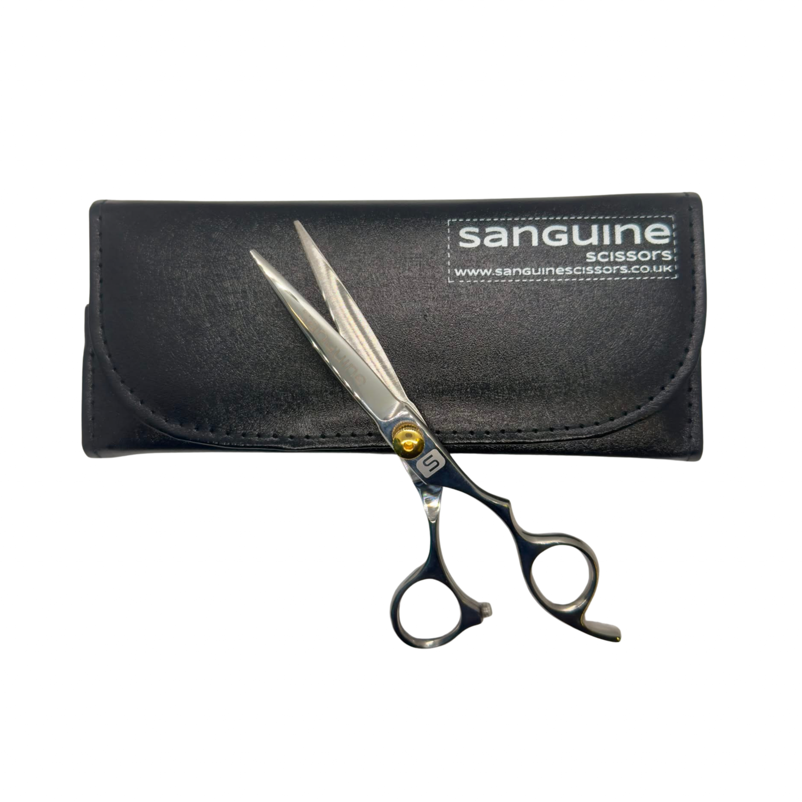 400D Professional Right-Handed Offset Hairdressing Scissors, Japanese Stainless Steel, Easy-Adjust Screw, 6 Inches - Image 2