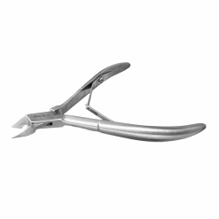 CurveLite Precision Nail Clipper – Compact 4" Curved-Blade Nail Clippers for Detailed Trimming (Silver)