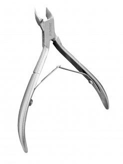 CurveLite Precision Nail Clipper – Compact 4" Curved-Blade Nail Clippers for Detailed Trimming (Silver) - Image 4