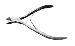 CurveGlide 5 Nail Clipper – Compact 5" Curved-Blade Nail Clippers for Precise Trimming (Silver)