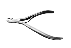 MicroCurve 4 Nail Clipper – Ultra-Compact 4" Curved-Blade Nail Clippers for Detailed Trimming (Silver)