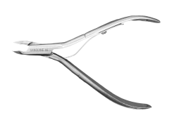 Alternative view of MicroCurve 4 Nail Clipper – Ultra-Compact 4" Curved-Blade Nail Clippers for Detailed Trimming (Silver)