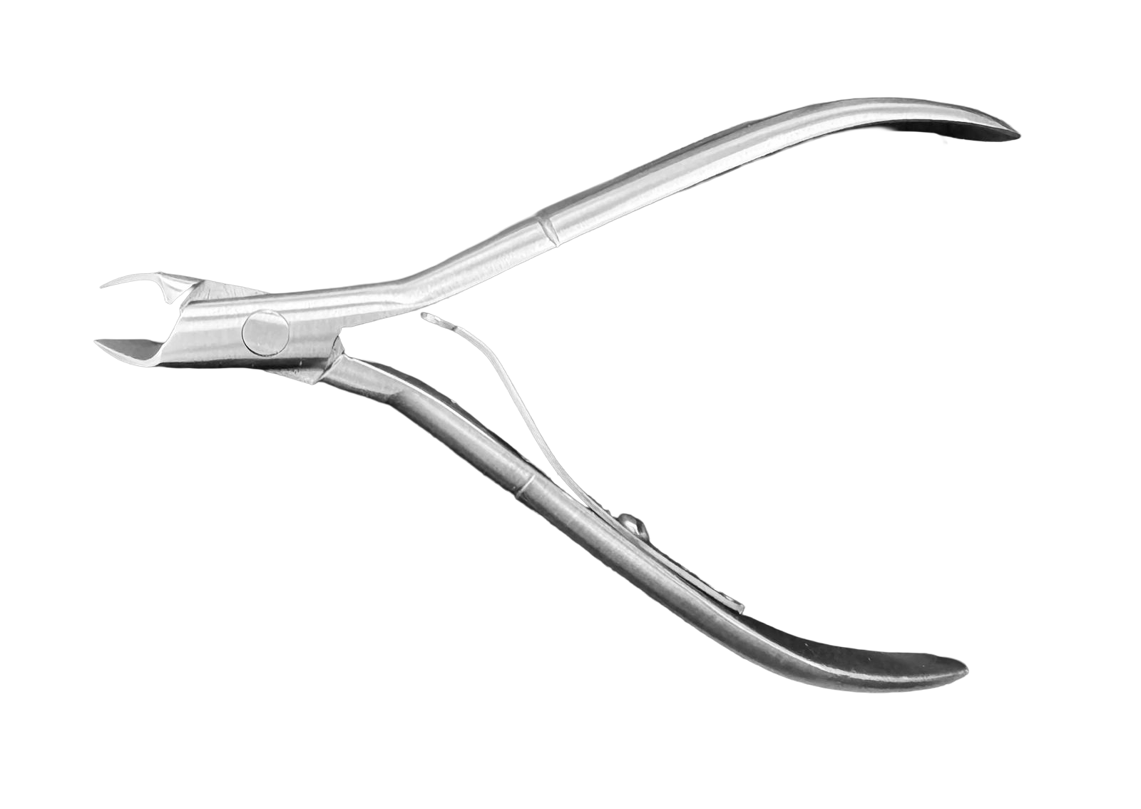 MicroCurve 4 Nail Clipper – Ultra-Compact 4" Curved-Blade Nail Clippers for Detailed Trimming (Silver) - Image 3