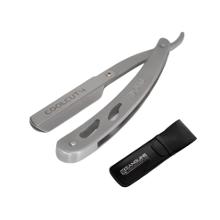 Cool Cut 4 Razor – Professional Straight Cut Shaving Razor with Free Protective Pouch