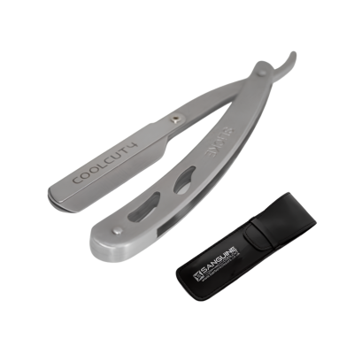 Cool Cut 4 Razor – Professional Straight Cut Shaving Razor with Free Protective Pouch